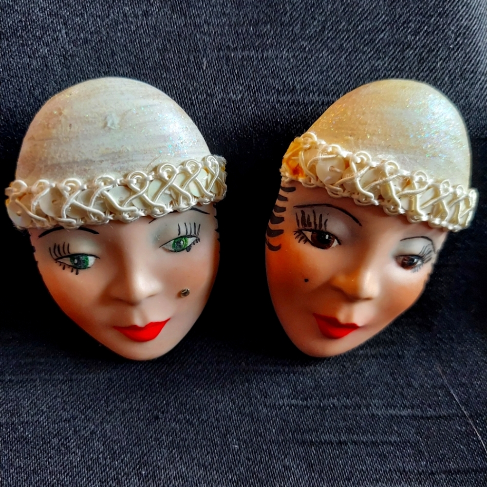 Vintage flapper pins